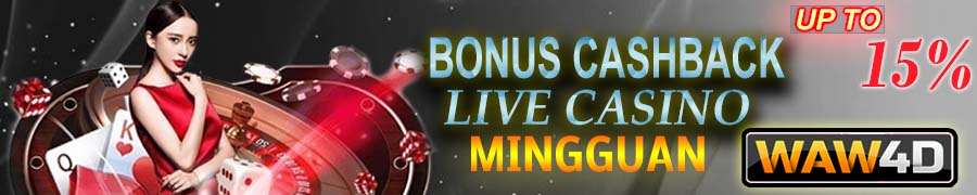 BONUS CASHBACK MINGGUAN