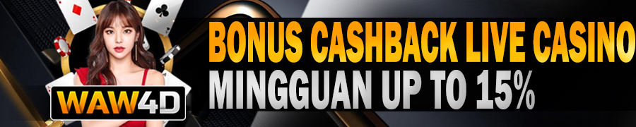 BONUS CASHBACK MINGGUAN